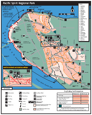 Map of Pacific Spirit Regional Park