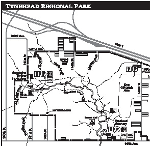 Map of Tynehead Regional Park