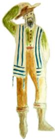 Costume design for the Rabbi, Krista Sung