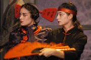 Natella Abashvili (Nicola Correia-Damude) and the adjutant (Lara Gilchrist